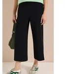 Jerseyhose CECIL, Damen, Gr. XXL, L&auml;nge 24, schwarz, Stoff, 95% Viskose, 5%