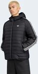 Outdoorjacke ADIDAS ORIGINALS "PADDED JKT", Herren, Gr. L, schwarz-wei&szlig; (schwarz),