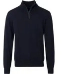 Troyer CASAMODA "CASAMODA Stricktroyer uni", Herren, Gr. S, blau (dunkelblau),...