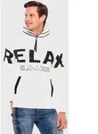 Sweatshirt CIPO & BAXX "Sweatshirts", Herren, Gr. S, beige (ecru), 70% Baumwolle, 30%