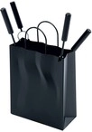 Firefix Kamingarnitur "Kaminbesteck "Tasche" mit 4 Besteckteilen, schwarz"...