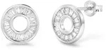 Paar Ohrstecker TOM TAILOR "Kreis", silber, Ohrringe, Damen, Silber 925