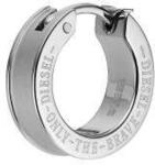 Single-Creole DIESEL "Schmuck Geschenk Edelstahl Ohrringe EARRING", silber