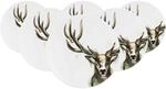 Seltmann Weiden Speiseteller "Speiseteller Life Nature Hirsch &oslash; 28 cm 6er Set