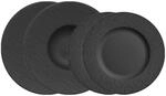 Villeroy & Boch Geschirr-Set "Teller-Set Manufacture Rock 4er Set schwarz"