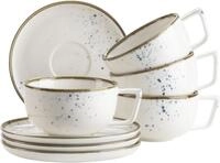 M&Auml;SER Tasse "Kaffeetassen-Set Pinta, aus Porzellan" 8er Set, bestehend aus 4...