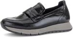 Slipper GABOR "Slipper", Damen, Gr. 36, schwarz (schwarz, grau), Schuhe Slipper