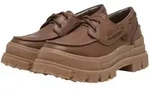Loafer BUFFALO "Buffalo ASPHA BOAT", Damen, Gr. 38, braun, Polyurethan, Schuhe Loafer