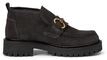 Loafer MARC O'POLO "mit robuster Profil-Laufsohle", Damen, Gr. 36, braun (schwarz