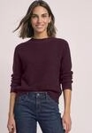 Strickpullover STREET ONE, Damen, Gr. 34, lila (berry plum), Stoff, 30% Polyester,
