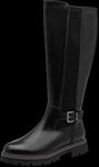 MARCO TOZZI Stiefel Blockabsatz, Langschaftstiefel mit breitem Stretcheinsatz