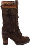 Mustang Shoes Stiefel "Stiefel" Blockabsatz, Schn&uuml;rstiefel mit...