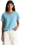 T-Shirt MARC O'POLO DENIM "aus weichem Single Jersey", Damen, Gr. XXS, blau (light