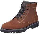 Schn&uuml;rstiefelette RIEKER "Rieker Stiefelette Leder", Damen, Gr. 47, Lammwolle,...