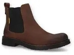 Chelseaboots CAMEL ACTIVE, Herren, Gr. 42, Textil, braun (schoko), Leder, Schuhe