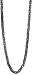 Edelstahlkette LOTUS "Urban Man", schwarz, Halsketten, Herren, Edelstahl, L: 55...