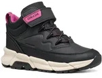 Sneaker GEOX "J FLEXYPER PLUS GIRL", M&auml;dchen, Gr. 31, Synthetik Textil, schwarz