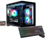 GAMEMAX Gaming-PC "HYPE-M BK 8190 AMD Ryzen 7 5700X 32GB 1TB SSD RTX 5060", bunt