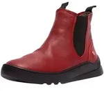 Stiefelette SOFTINOS "softinos Stiefelette Leder/Textil", Damen, Gr. 39,...