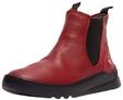 Stiefelette SOFTINOS "softinos Stiefelette Leder/Textil", Damen, Gr. 39, Schurwolle,