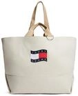 Tommy Jeans Tragetasche "TJW WAVE FLAG MED TOTE" Unisex Tragetasche,...