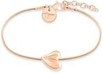 Armband TAMARIS "Organic Heart, Herz", rosa (ros&eacute;goldfarben), Armb&auml;nder, Damen,