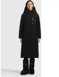 Wintermantel KHUJO "LOFI4", Damen, Gr. XS, schwarz, Web, 100% Polyester, unifarben,