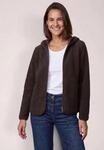 Fellimitatjacke CECIL, Damen, Gr. L (42), braun (truffle braun), Stoff, 100%