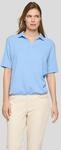 Poloshirt RABE, Damen, Gr. 36, blau (ozean), Jersey, Obermaterial: 80% Polyester, 17%