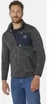 Sweatjacke BABISTA "Strickfleecejacke AMOLI", Herren, Gr. XL, grau (dunkelblau