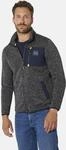 Sweatjacke BABISTA "Strickfleecejacke AMOLI", Herren, Gr. XL, grau (dunkelblau