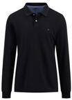 Langarmshirt FYNCH-HATTON, Herren, Gr. XL, schwarz, Piqu&eacute;, Obermaterial: 100%