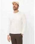 Funktionsshirt BRAX "Style T-ShirtN", Herren, Gr. M (50), wei&szlig;, 60% Baumwolle,...