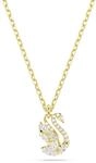 Kette mit Anh&auml;nger SWAROVSKI "Schmuck Geschenk SWAN Halskette", gold