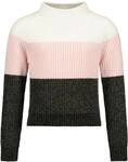 Strickpullover BLUE SEVEN "Chenille Pullover mit Stehkragen", M&auml;dchen, Gr. 140, rosa
