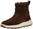 Stiefelette GEOX "Geox Stiefelette Veloursleder/Textil", Damen, Gr. 37, Textil, braun