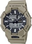 Chronograph CASIO G-SHOCK, braun (beige, natur, schwarz, grau), Armbanduhren, Herren,