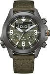 Solaruhr CITIZEN, gr&uuml;n (gr&uuml;n, gr&uuml;n), Armbanduhren, Herren, grau, Armbanduhr,