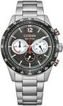 Chronograph CITIZEN "Racing Chrono", silber (silberfarben, schwarz, schwarz),