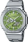Chronograph CASIO G-SHOCK, silber (silberfarben, lindgr&uuml;n, gr&uuml;n, grau),