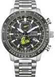 Funk-Multifunktionsuhr CITIZEN "Promaster Geo Trekker", silber (silberfarben,
