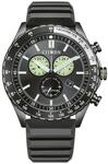 Chronograph CITIZEN "Eco-Drive Sports Chrono", schwarz, grau, schwarz, Armbanduhren,