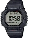 Chronograph, schwarz (schwarz, rot), CASIO TIMELESS COLLECTION, Armbanduhren, Herren,