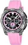 Chronograph FESTINA "Chrono Bike 2025", rosa (rosa, schwarz, rosa), Armbanduhren,