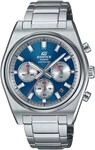 Chronograph CASIO EDIFICE, silber (blau, silberfarben, blau, silberfarben),