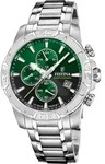 Festina "Timeless Chronograph" Quarzuhr, Armbanduhr, Herrenuhr, Edelstahlarmband,