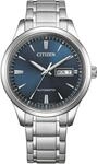 Automatikuhr CITIZEN "NY4058-79XC", silber (silberfarben, dunkelblau, dunkelblau),