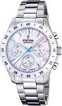 Chronograph FESTINA "Ceramic", silber (silberfarben, perlmuttfarben, perlmuttfarben),