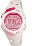 Chronograph, wei&szlig; (wei&szlig;, grau, pink, grau, pink), CASIO TIMELESS COLLECTION,