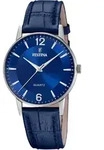 Quarzuhr FESTINA, blau (blau, blau, blau), Armbanduhren, Herren, silberfarben,